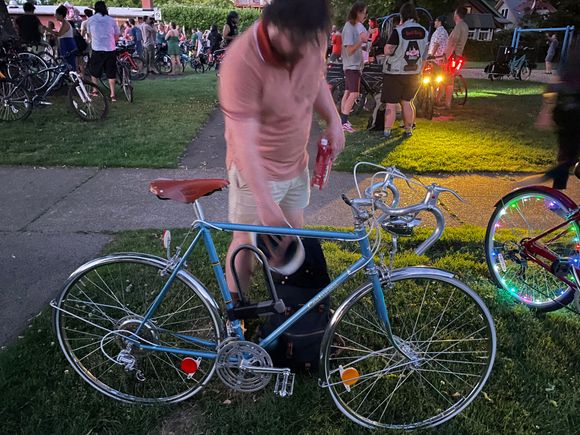 This guy restored this bike to perfection. 