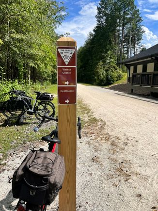 High Bridge Trail State Park outside the new visitor center. 