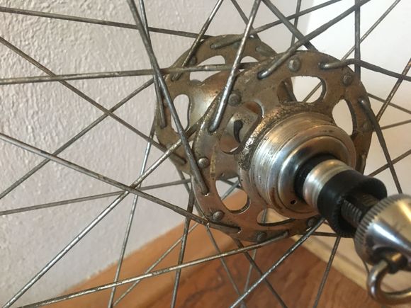 some bent spokes