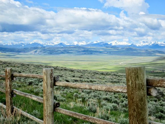 Big Hole Mountains east of Jackson, MT