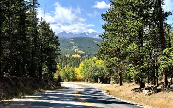 Fall return commute. Driveway is to the left. 