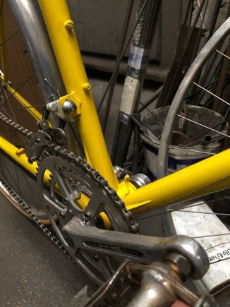 I'm guessing the added buttress on the downtube at the BB shell is to change the stiffness?  No idea.  Someone with more knowledge chime in!