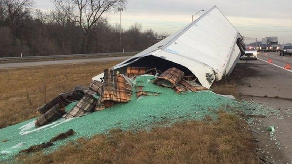 A trucker lost his marbles. 38,000 pounds of marbles.