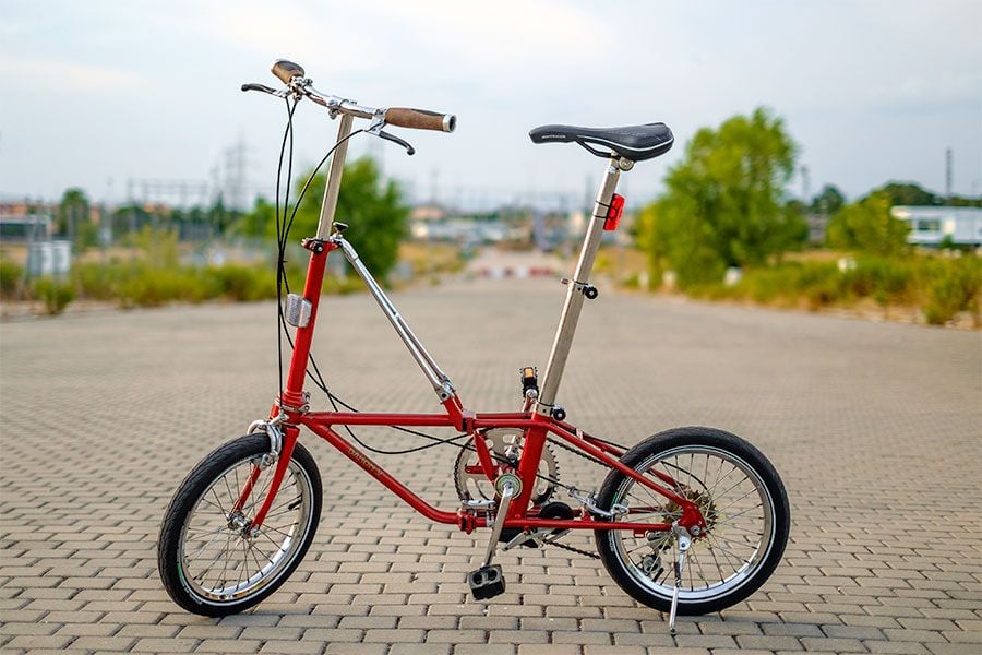vintage dahon folding bike