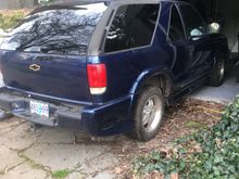 This is where I lifted it last time, but I was cramped and could hardly use the lift cause I had no room on the sides, but it was more level the the sidewalk. 