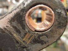 Type L copper pipe for bushing.