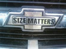 Size Matters!