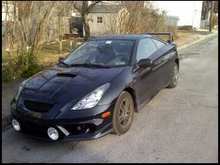 before black wheels and calipers painted