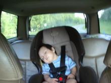 crashed out in the back =)
