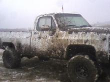 A truck aint a truck with out a little mud on it...or ALOT (it was covered till it rained)
