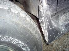 trimming on the running board on the drivers side.