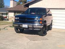 bought a grill off a 99 and had it painted to give it a newer look