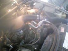 K&amp;N Cold Air Intake. With this and the throttle body spacer on I could barely get the hood closed!