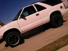 18in wheels severely limits all terrain/mud tire options.  Found some 15 inch aluminum IROC wheels and Dipped em.