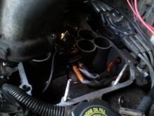 Removing old busted fuel injector