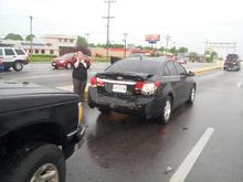 Poor lady was terrified, as was I.