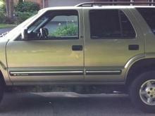 2" lift Stock wheels/tires