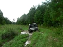 they guy that took this got stuck in the same hole i had to pull him out in his jeep...lol