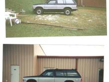 Before and after 3 inch body lift