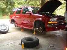 Bolting evrything on