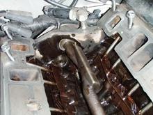 1996 4.3 Vortec Cleaned and ready for Lower Intake Manifold Gaskets
Wire Brushed the intake manifold bolts.
Marvel Mystery oil squirted all around, to help clean oil passages.