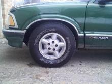 How low the front is.