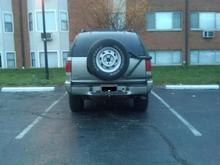 Rear after the shackles