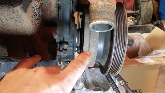 Harmonic balancer is different to.