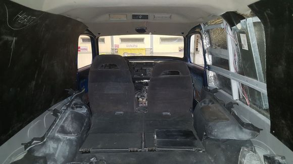 interior  walls done with 1/8 inch abs plastic