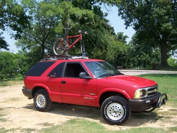 Glamour shot with my bike on top