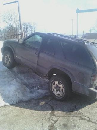 pile of snow oust side work, all stock suspension as we can tell. for now anyway.:)