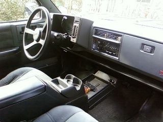 just an interior pic, has a cd player now..not the factory tape player