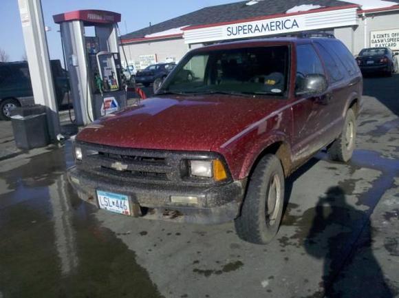 Filing up after driving from my parents house - thats how it got all dirty.