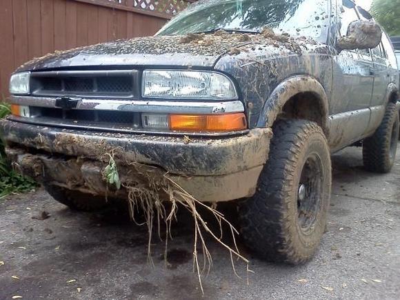 Got mud? Or maybe tree branch? How about blazer?