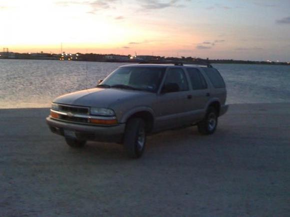 it was sun set