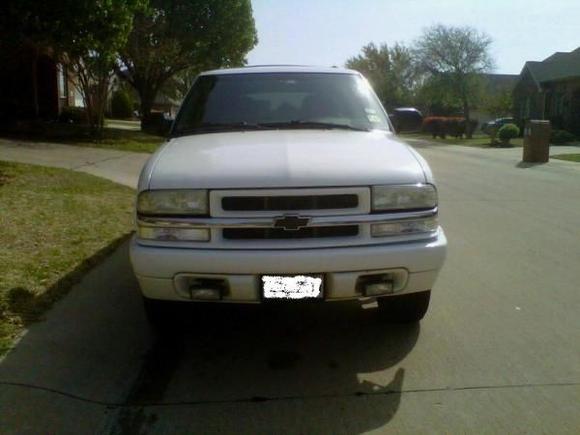 clear parking and fogs - black tie
