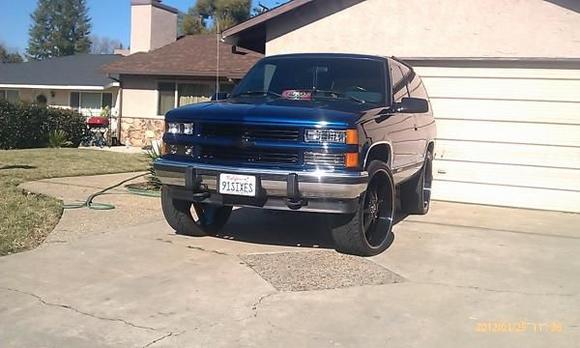 bought a grill off a 99 and had it painted to give it a newer look