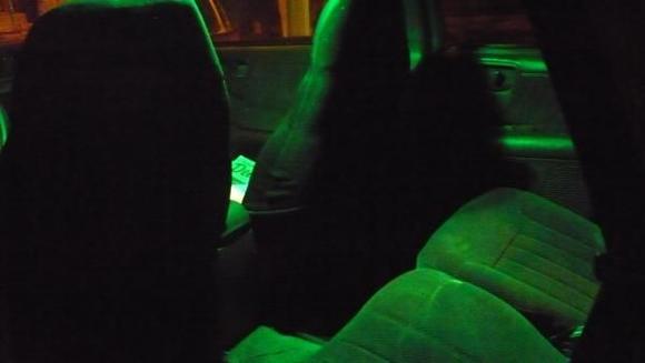 My green leds in the domelight.