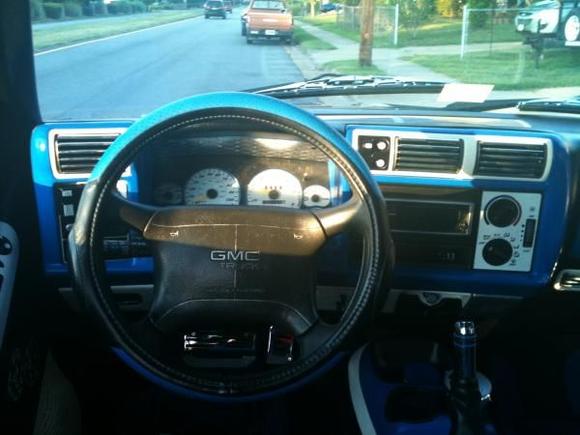 The dash.