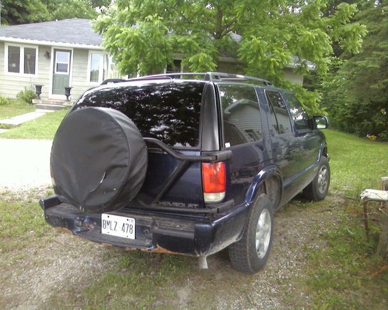 Rear tire carrier transplant