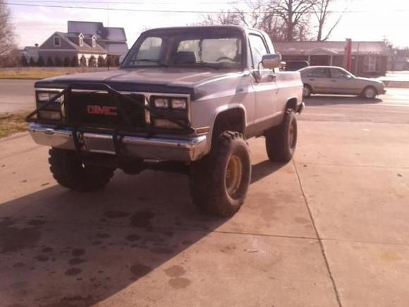 homebuilt push bar /grill guard