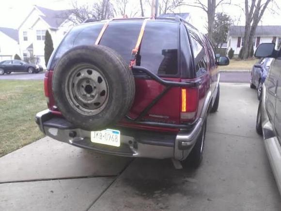 swing arm installed so far