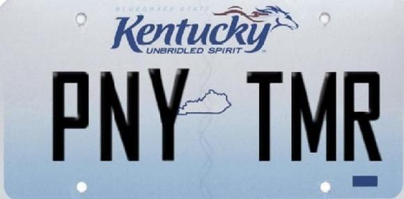 New Blazer personalized plates to be ordered soon. a.k.a. Pony Tamer