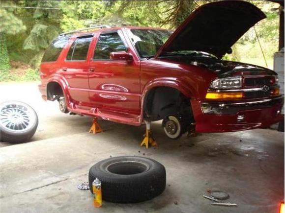 Bolting evrything on