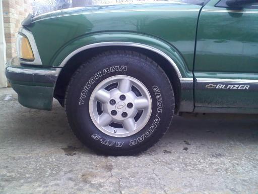 How low the front is.