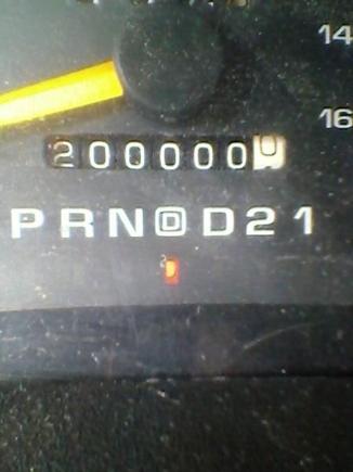 Rolled it over on 2/25/2010.  Age: 14 years.  Original engine and transmission.