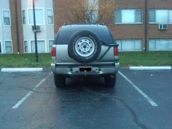 Rear after the shackles