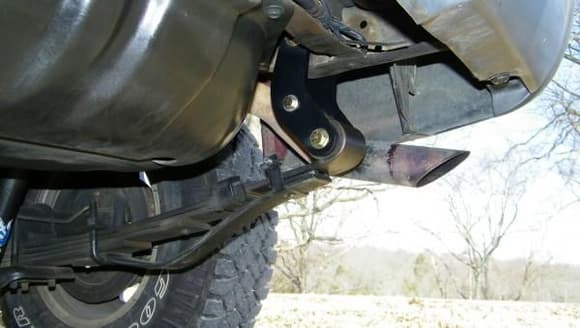 Yep - That's right, Jeep parts on a Chevy Blazer...  YJ 1&quot; Lift Boomerang Shackles.  they help to kick out every last inch of flex in the rear suspension.  

These come courtesy of Virginia 4X4 and are 3/8&quot; A36 steel and are Water Jet cut = Super Sexy!