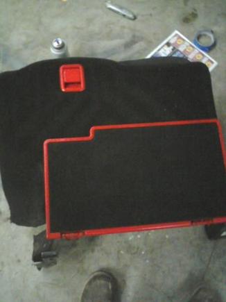 the new seat paint job  god i love duplicolor