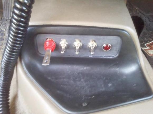 Light switches.